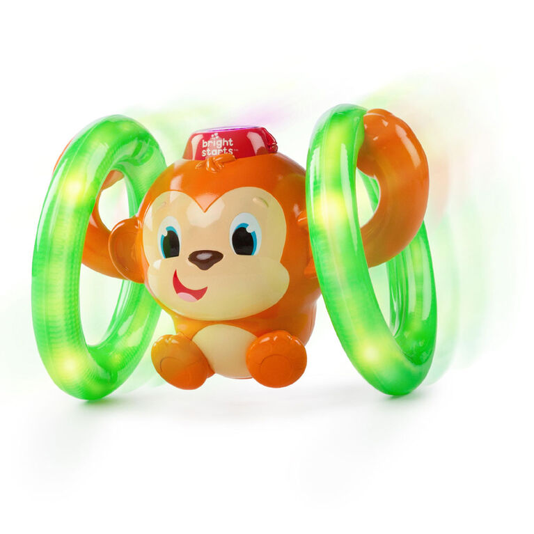 Bright Starts - Lights, Lights Baby Roll & Glow Monkey