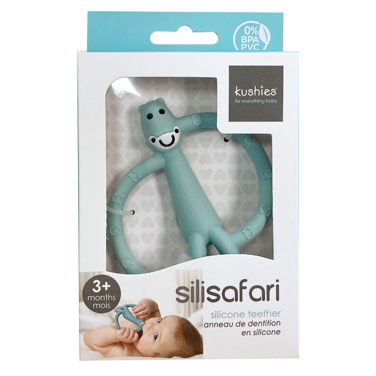 Silisafari Hippo Anneau De Dentition En Silicone