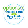 Dr. Brown's Options+ Sippy Bottle Starter Kit Wide Neck - Pink