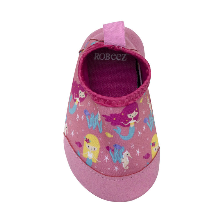 Robeez - Aqua Shoes - Mermaid Bubbles - Pink - 3 (6-9M)