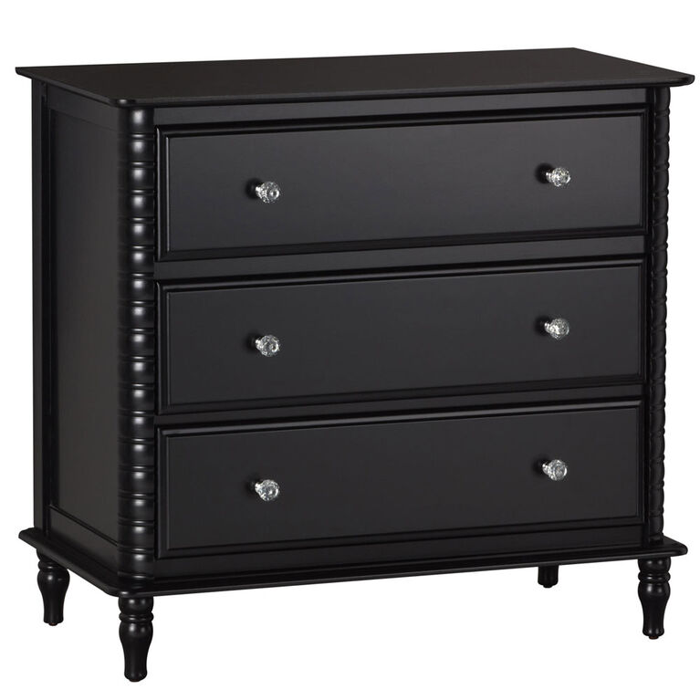 Rowan Valley Linden 3 Drawer Dresser, Black