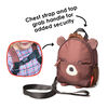 Diono Bear Character Kids Mini Back Pack Toddler Leash & Harness for Child Safety, With Padded Shoulder Straps For Child Comfort