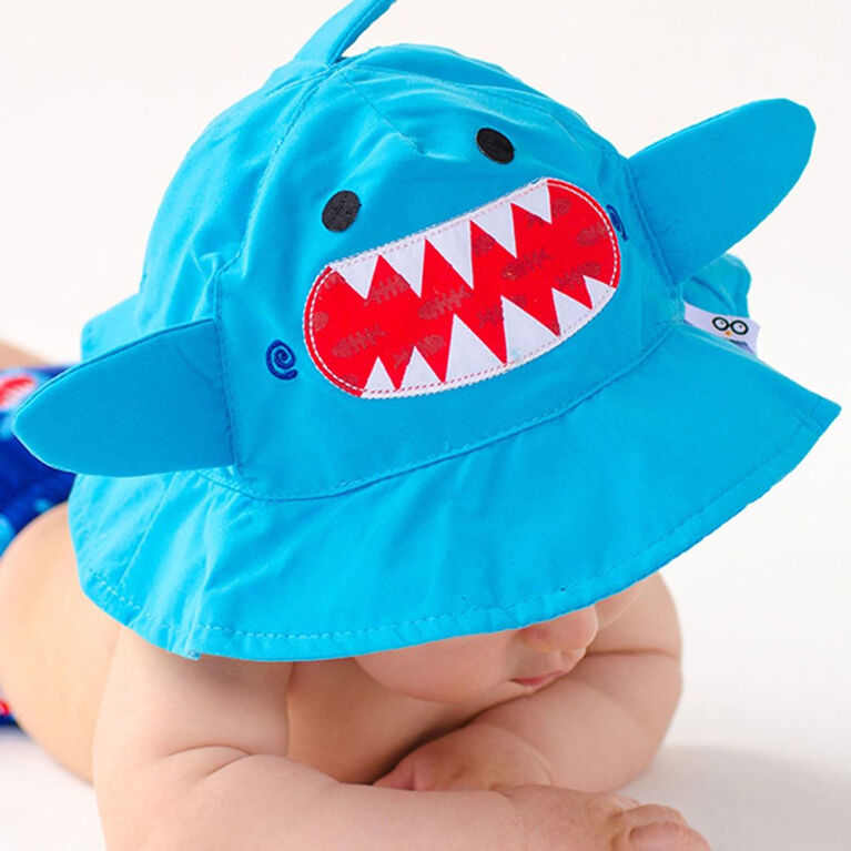 ZOOCCHINI - Chapeau de Soleil Bébé UPF50+ Requin 12-24m