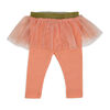 Mini Hop 3 Piece Legging Tutu Set: Peach Love