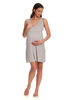 Chloe Rose 2 Piece Maternity & Nursing Robe Set Grey XL