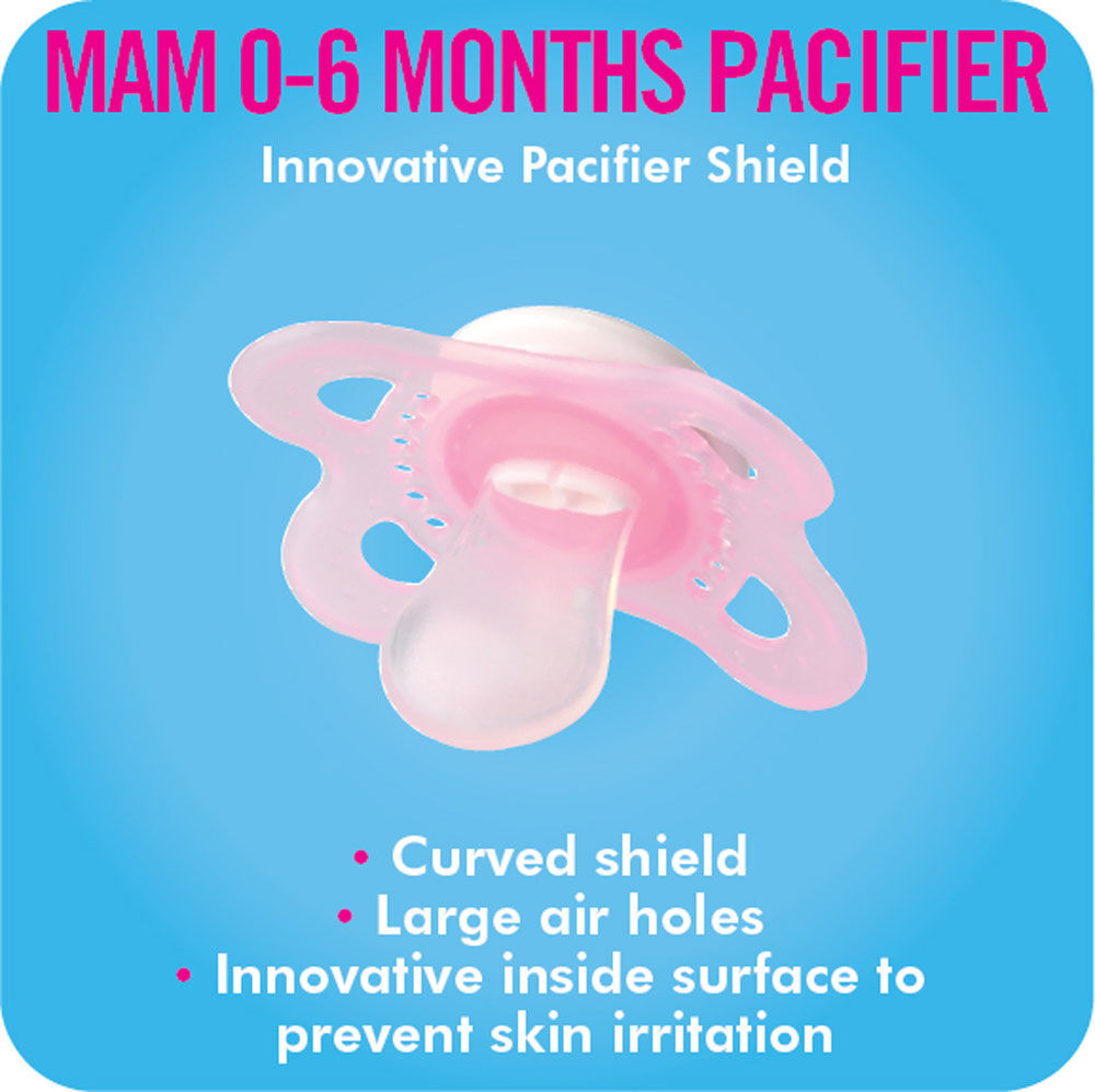MAM Animal Orthodontic Pacifier and Pacifier Clip 0 6 Months