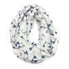 Perlimpinpin Nursing scarf - Navy Triangle