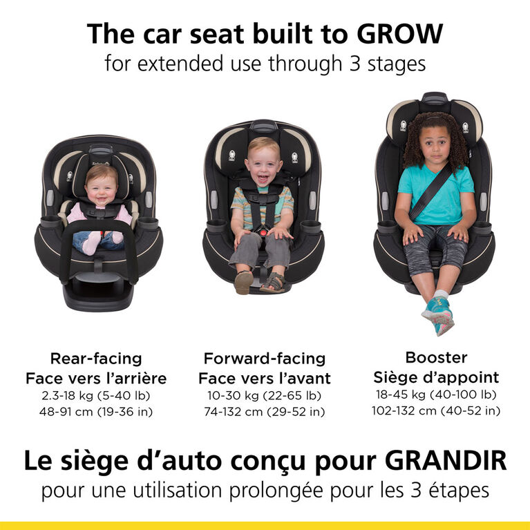 Safety 1st Grow and Go All-in-One Convertible Car Seat - Diamond Caviar