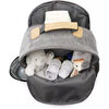 Eddie Bauer Places and Spaces Bridgeport Backpack Diaper Bag - Grey with Tan accents