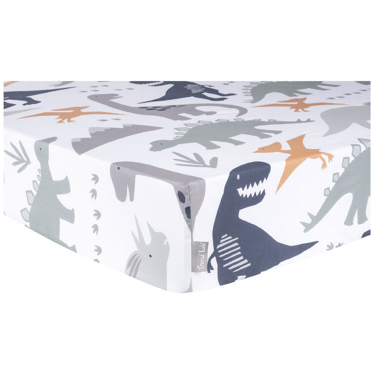 Prehistoric Dino 3 Piece Crib Bedding Set