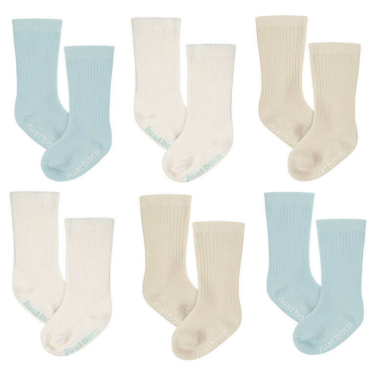 Just Born - 6-Pack Baby Desert Cactus Socks - 6-12 months