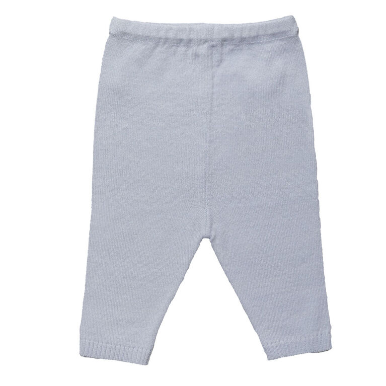 Rock A Bye Baby 3 Piece Knit Cardgian Set-Blue 6-9M