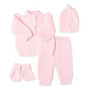 Baby Mode Signature Coffret 4 Pièces en tricot : Rose 0-6M