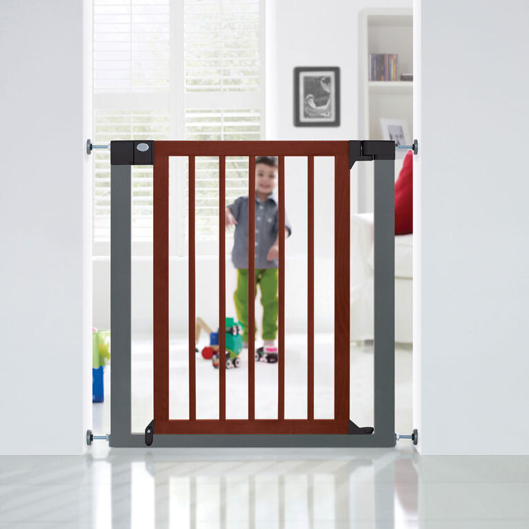 Brica Wood & Steel Designer Gate - R Exclusive | Babies R Us Canada