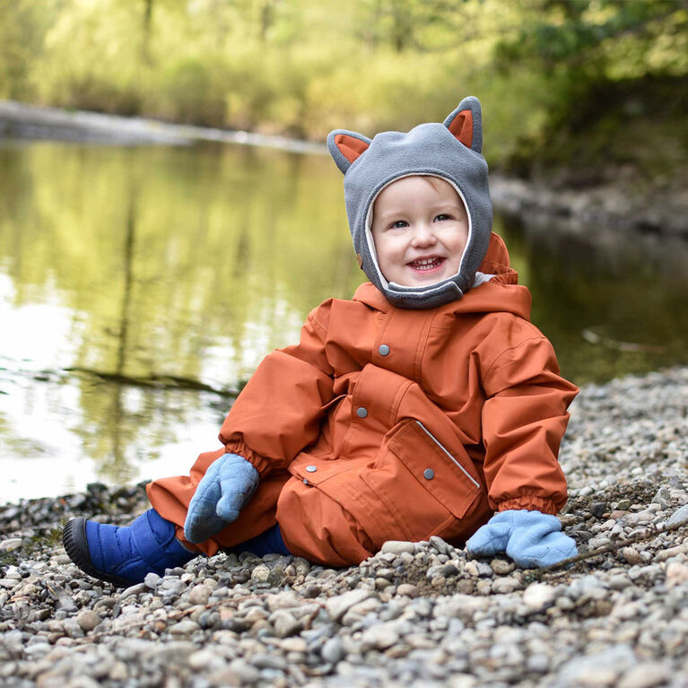 Kids Fleece Animal Hats | Grey Fox Kids Fleece Animal Hats | Grey Fox