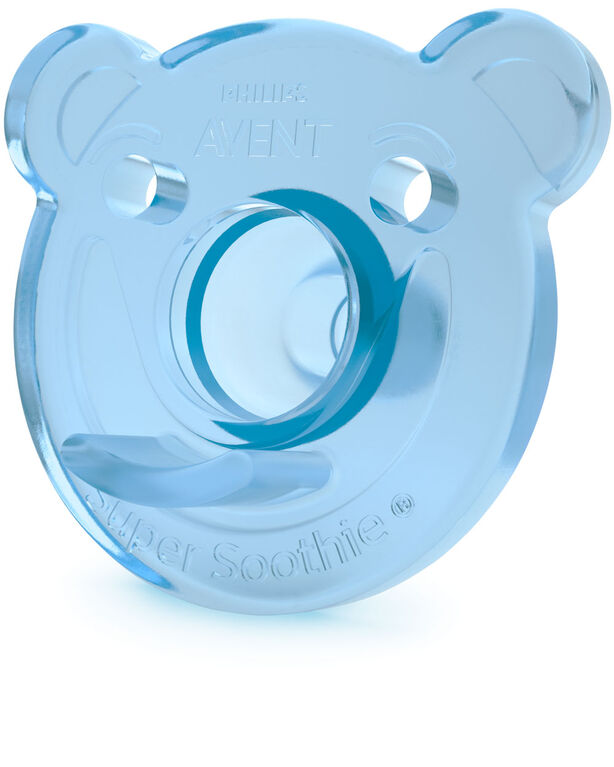 Philips AVENT Suce SoothieShapes à 3m+, Paquet de 2 - bleu/vert<br>Orthodontiques et sans BPA, Paquet de 2, SCF194/05.