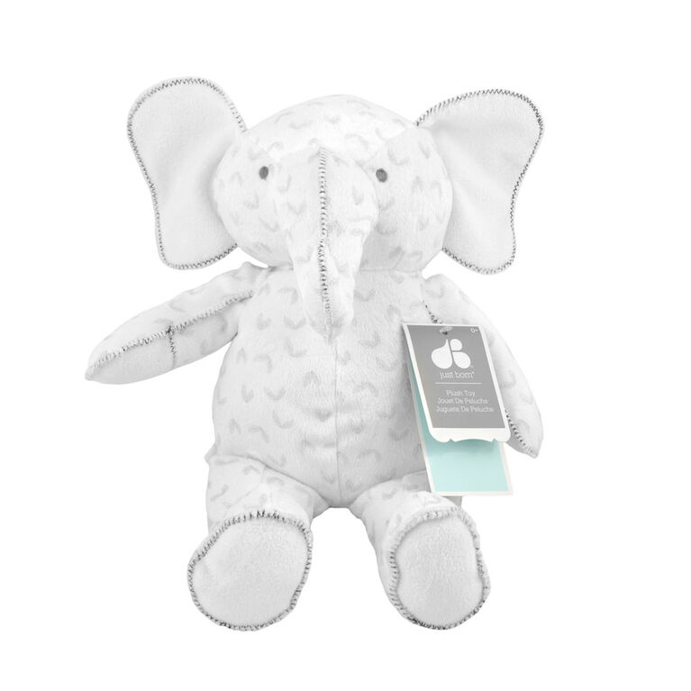 L'éléphant peluche de Hattie & Ellie.