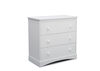 Delta Children Willow 3 Drawer Dresser with Changing Top - Bianca White