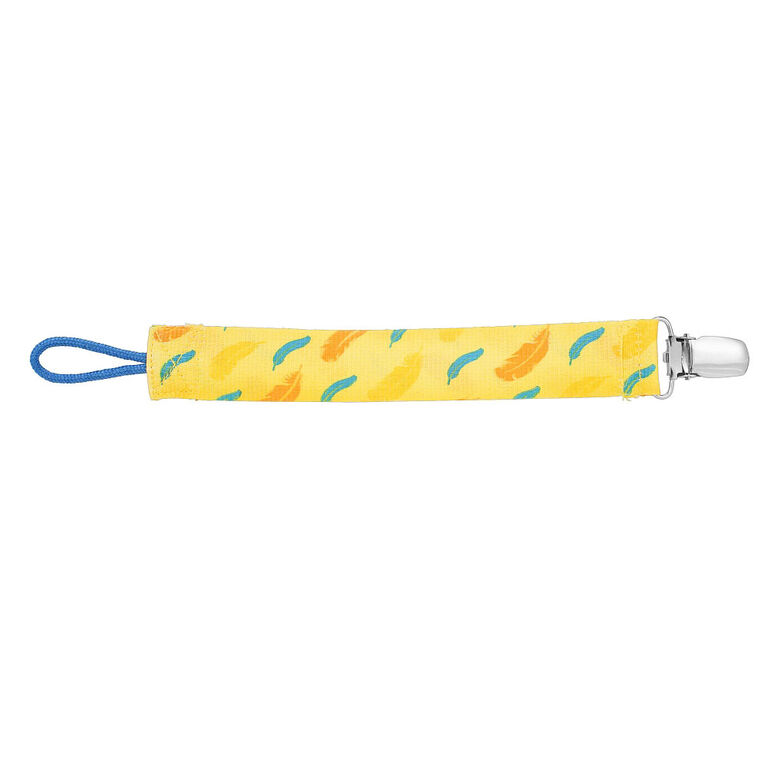 Dr. Brown's Pacifier/Soother Clip - Yellow Feather
