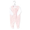 Rock a Bye Baby - Girls 2 Piece Dungaree Set : Bows - 0-3 Months