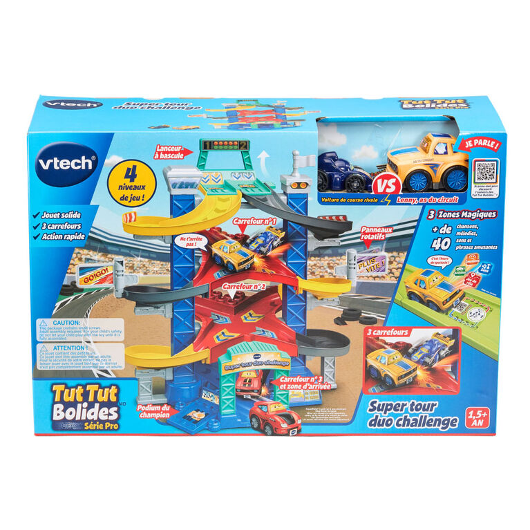 VTech Tut Tut Bolides Dueling Spinning Spirals Raceway - French Edition
