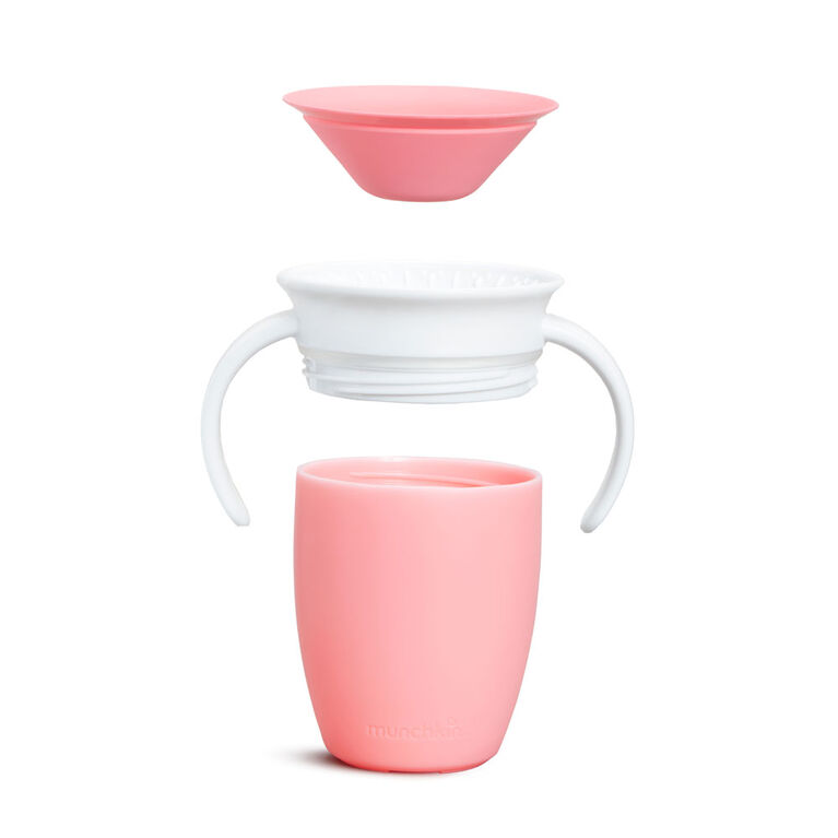 Munchkin- Miracle 360° Trainer Cup- Pink, 7oz
