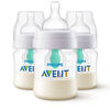 Philips Avent Biberon anti-colique à ventilation AirFree 4oz, 3 biberons.