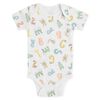 Koala Baby 4 Pack Short Sleeve Bodysuit Oatmeal Heather