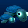 Ensemble NightBuddies and BabyBuddies Tortue Verte de 15" and 5" en Peluche Yeux Lumineux