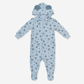 Mickey Mouse Pramsuit Blue 3/6M