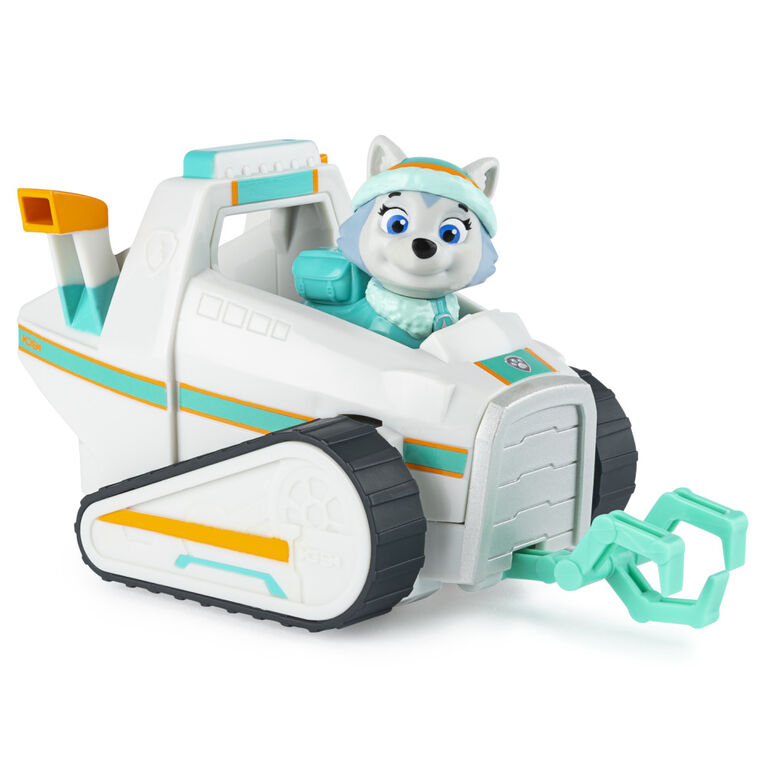 PAW Patrol, Everest's Snow Plow Vehicle with Collectible Figure