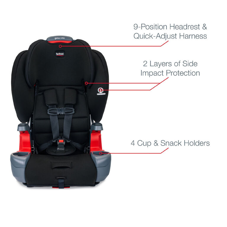 Siège harnais-rehausseur  Grow With You™ de Britax®, Dusk