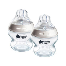 Tommee Tippee Baby Bottles, Natural Start Anti-Colic Baby Bottle with Slow Flow Breast-Like Nipple, 5oz, 0m+, Self-Sterilizing, Baby Feeding Essentials, Pack of 2