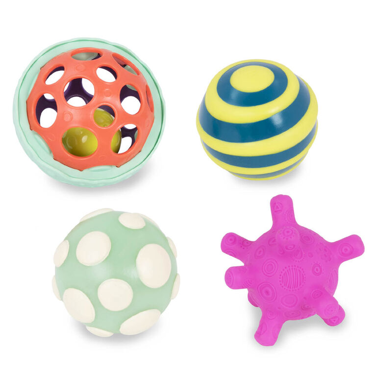 B. toys, Ball-A-Baloos, 4 Sensory Balls