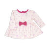 Bébé Mode Ensemble de leggings 2 pièces : Joli nœud rose