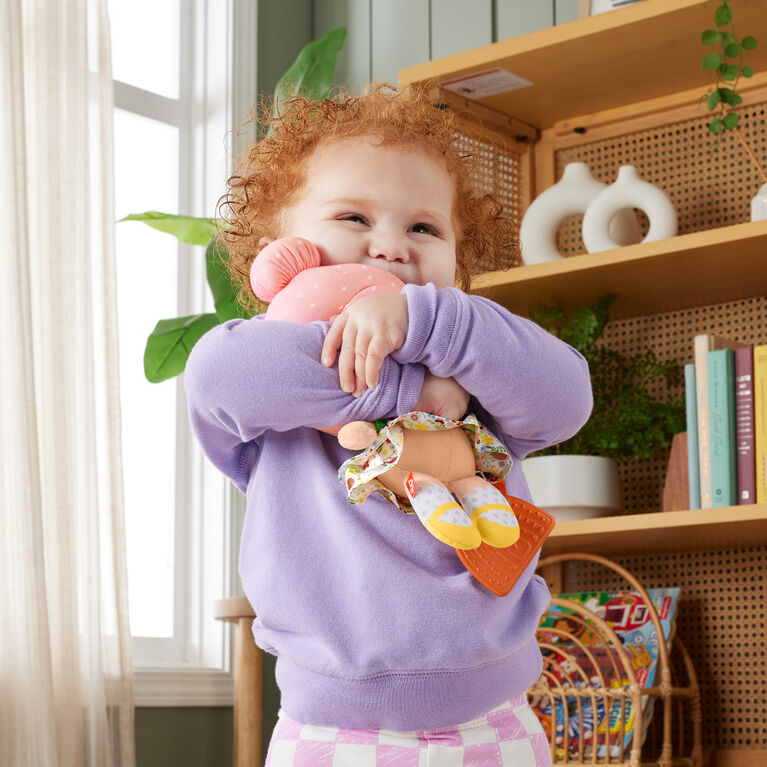 Fisher-Price Cuddle & Chime First Babydoll Infant Sensory Toy, Styles May Vary