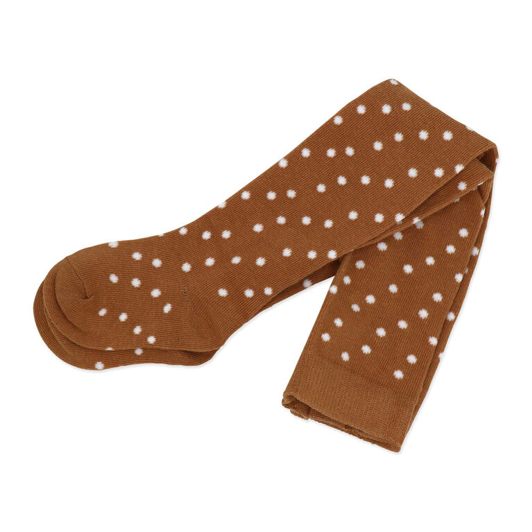 Baby Mode Ensemble 3 pièces en tricot froissé : motif floral marron, 3-6M