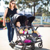 Joovy KooperX2 Double Stroller - Forged Iron