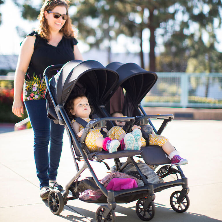 Joovy KooperX2 Double Stroller - Forged Iron