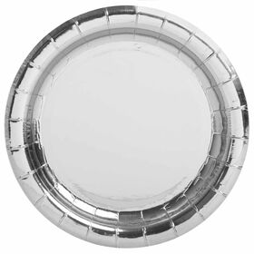 Argent Assiettes 7po, 8un