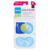 MAM Night Silicone Pacifier, 6+ Months, 2-Pack - Blue/Clear