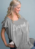 Itzy Ritzy - Nursing Tee Cover -Loved.