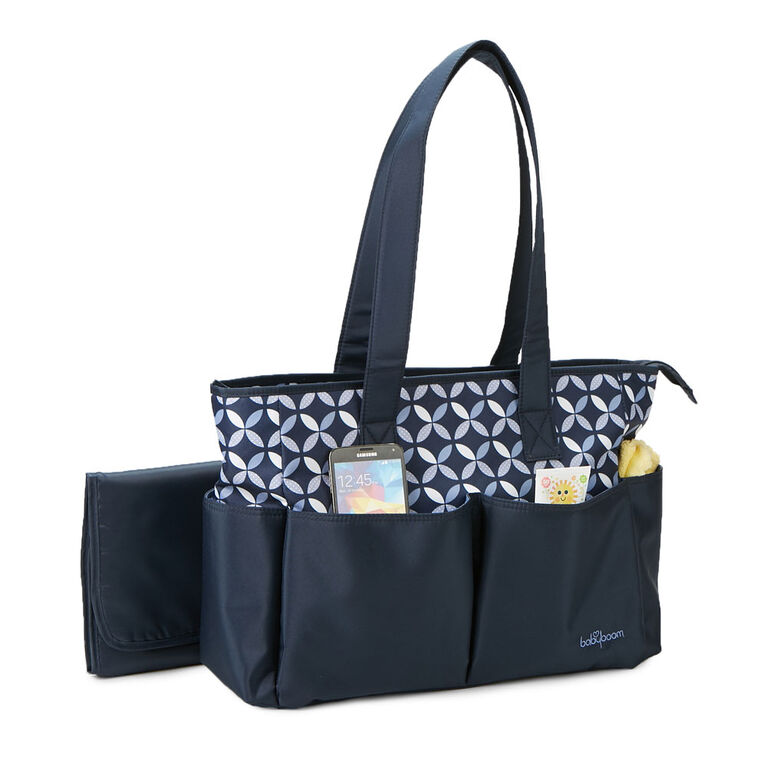 Baby Boom Ivy 4-Piece Tote Diaper Bag - Navy