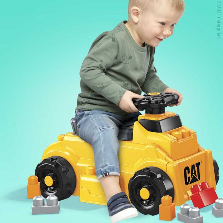 Mega Bloks CAT Build 'n Play Ride-On