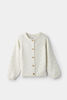Popcorn Cardigan White 12-18M