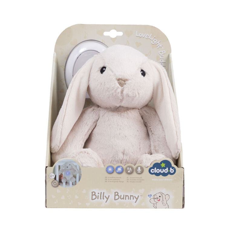 Cloud b Peluche Veilleuse Love Light Buddies Billy Bunny - Peluche