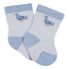 Gerber Childrenswear - 6 Pack Jersey Crew Socks Puppy Playground - 0-3M