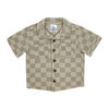 Baby Mode 3 Piece Pant Set: Green Checker 18M