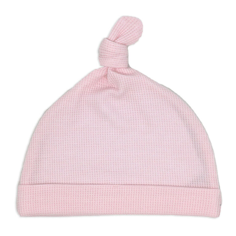 Sterling Baby 3 Piece Waffle Coverall Set:Pink Kitty