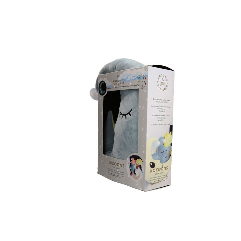 Around The Crib Kokoons Moon Plush Light and Melodie Ivory/Rose Smoke